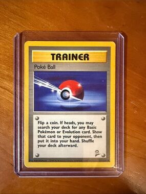 Pokemon Trainer Poké Ball Card - Yellow, Red, Blue
